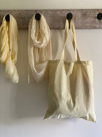 Lemon Yellow Tote Bag