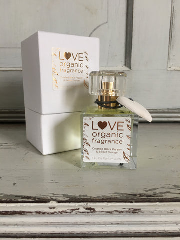 Crushed Black Pepper & Sweet Orange Perfume by Love Organic