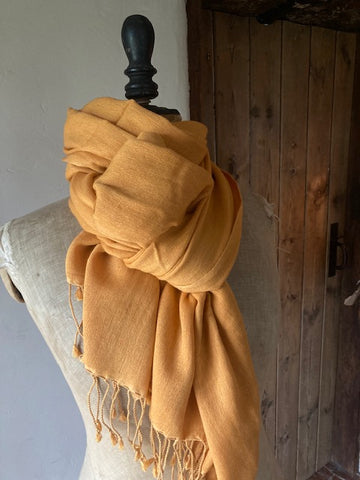 Mandarin Cashmere & Silk Shawl