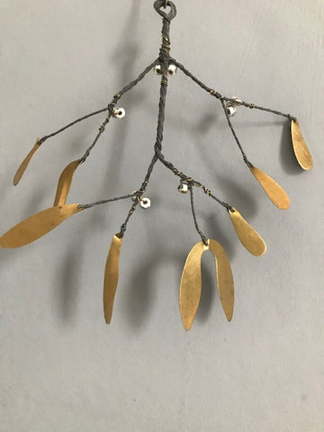 Golden Mistletoe Sprig
