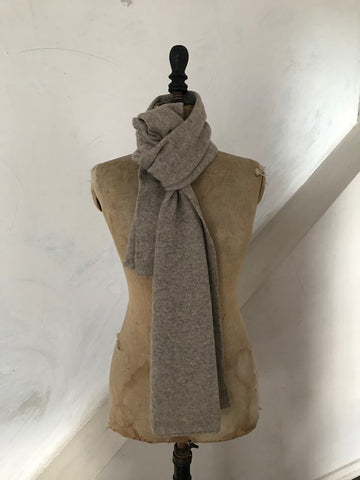 Stone Marl Yak Wool Scarf