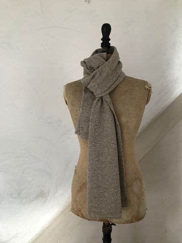 Stone Marl Yak Wool Scarf