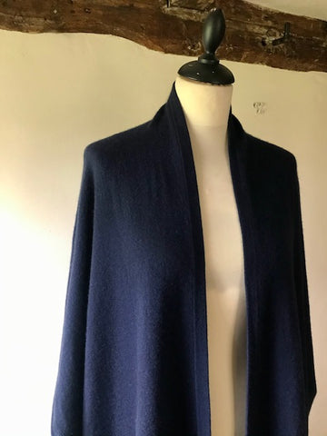 Navy Cashmere Cardigan