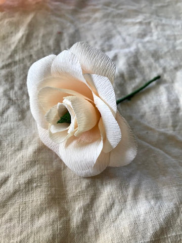 Apricot Pink Paper Flower