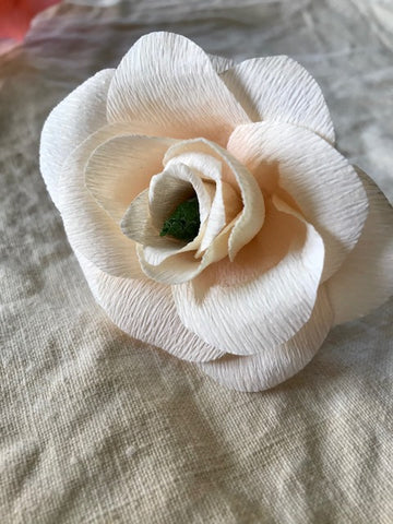 Apricot Pink Paper Flower