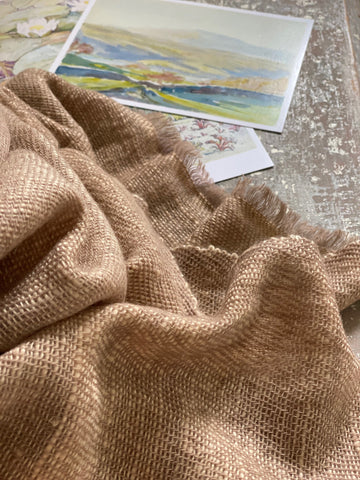 Tan Cashmere Stole