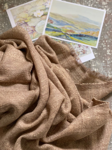 Tan Cashmere Stole