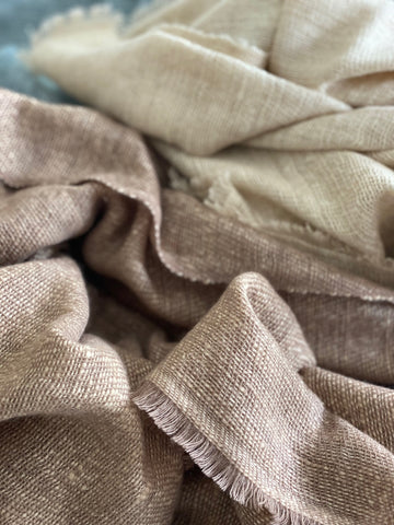 Tan Cashmere Stole