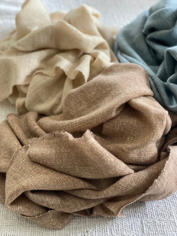 Tan Cashmere Stole